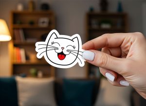 Naklejki wycinane po obrysie (dowolny kształt)